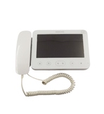 W-E705FC-W200 белый Kenwei Монитор цветного видеодомофона с трубкой, LCD TFT 7", 16:9, PAL/NTSC, автоматическая или ручная запись цветных фотографий или видео на SD карту до 32ГБ